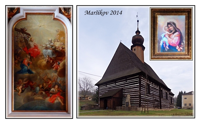 Z akce -Zpívání koled v Maršíkově, vedla M. Šajnohová, foto Horáček, Veverka, Motlíček a V. Krejčí