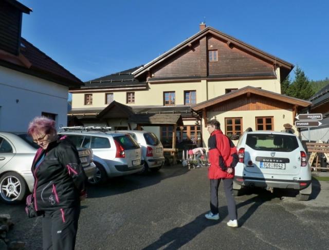 Z pětidenní turistické akce Šumava 27 .9. - 1. 10. 2017 . Vedla Slávka Krejčí, foto S,Krejčí, A.Flašarová, V.Vidrmanová a P.Blaha. Den 4. Kvilda, pramen Vltavy, Černá hora, Modrava
