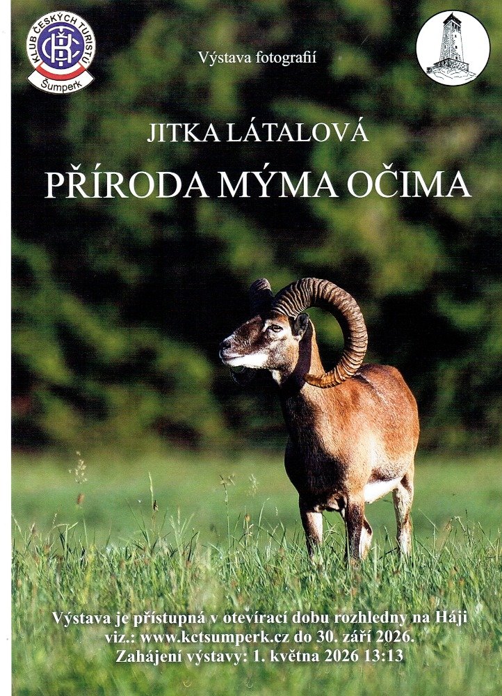 1. máj na rozhledně - vernisáž fotek Jitky Látalové