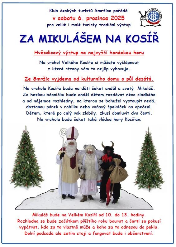 za Mikulášem na Velký Kosíř