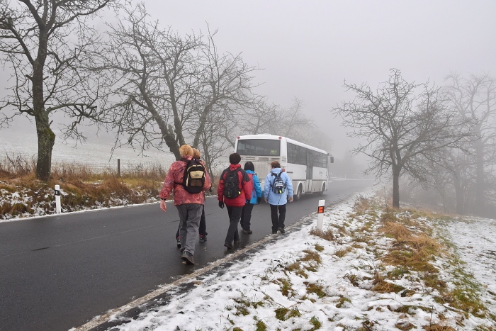 Z Novoročního výstupu na Háj. Foto Vojta Krejčí