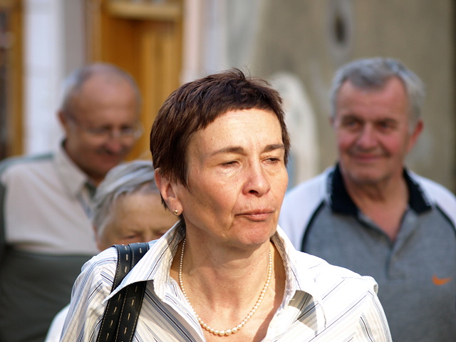 Z vycházky S Jitkou po Šumperku. Vedla J. Štáblová, foto V. Krejčí