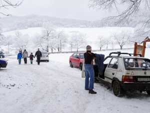 NOVOROČNÍ VÝSTUP NA HÁJ  32.ročník.  foto Vojta