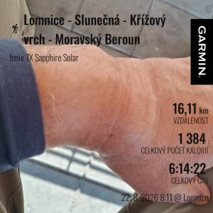 Lomnice - Slunečná - Křížový vrch - Moravský Beroun