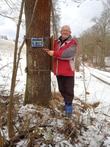 Poznej svůj katast, Šumperk. M. Musil značí body světových stran