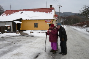 U restaurace Čertův mlýn.