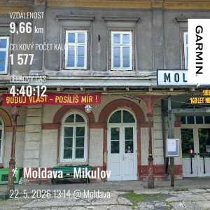 Moldava - Nové Město - Bouřňák - Mikulov