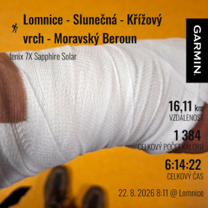 Lomnice - Slunečná - Křížový vrch - Moravský Beroun