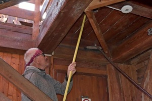 Úklid na rozhledně, na Háji a přístupových cestách. foto Vojta Krejčí
