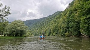Plavba na plti strečnianskou úžinou