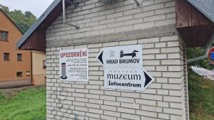 Brumov-Bylnice zřícenina hradu Brumov