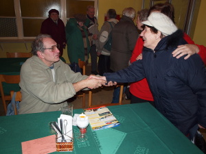 ... popřát hezké vánoce a rozloučit se.