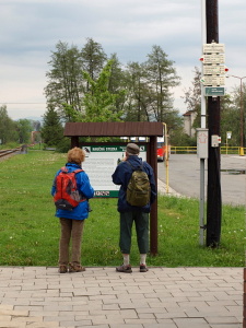 U první tabule Naučné stezky