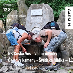 NS Česká Ves - Vodní mlýnky - Bělák - Čertovy kameny - Plotny - Švédská hlídka – Jeseník