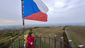 Rajhrad - Židlochovice - rozhledna Akátová věž - Blučina