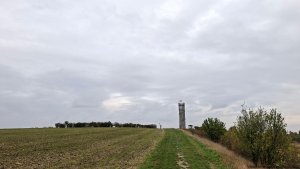 Rajhrad - Židlochovice - rozhledna Akátová věž - Blučina