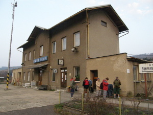 Z vycházky - Z Bohdíkova do Křivé Vody. Vedla Slávka Krejčí. Foto Vojta a Veverka