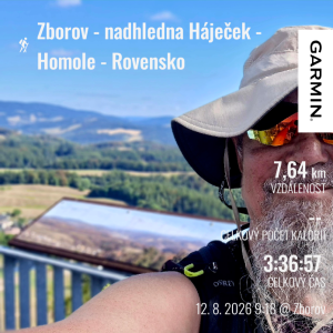 Zborov – nadhledna Háječek – Homole - Rovensko