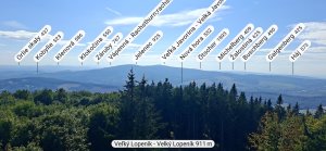 Vápenice - Mikulčin vrch - Malý Lopeník - Veľký Lopeník - Lopeník