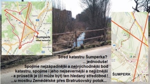 Pepa poslal „své“ navštívené krajní a středový bod katastru Šumperk.
