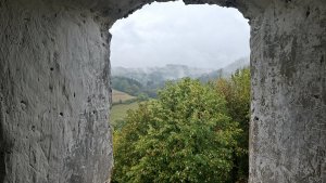 Brumov-Bylnice zřícenina hradu Brumov