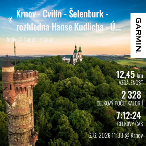 Krnov - Cvilín - zřícenina hradu Šelenburk - rozhledna Hanse Kudlicha - Úvalno