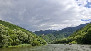 Plavba na plti strečnianskou úžinou