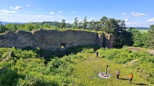 Krnov - Cvilín - zřícenina hradu Šelenburk - rozhledna Hanse Kudlicha - Úvalno
