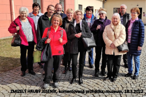 Z komentované výstavy  Zmizelý Hrubý Jeseník. Foto Josef Vašát