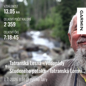 Tatranská Lesná - Vodopády Studeného potoka - Tatranská Lomnica