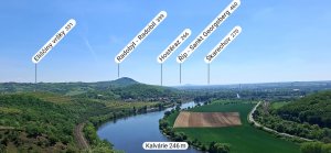 Kamýk - Tři kříže - Kalvárie - Velké Žernoseky
