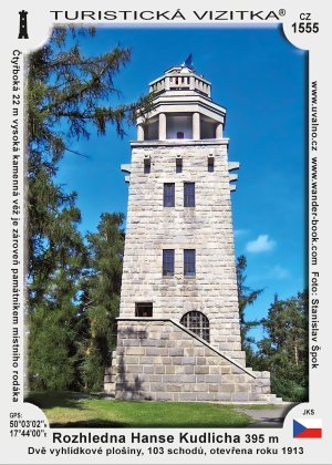 Krnov - Cvilín - zřícenina hradu Šelenburk - rozhledna Hanse Kudlicha - Úvalno