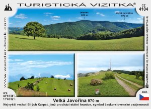 Javořina - Velká Javořina - Holubyho chata - Květná