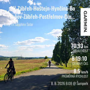 Šumperk - Zábřeh - Hoštejn - Hynčina - Bozeňov - Zábřeh - Postřelmov - Bludoveček - Šumperk