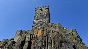Klapý - hrad Hazmburk - Libochovice