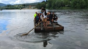 Plavba na plti strečnianskou úžinou