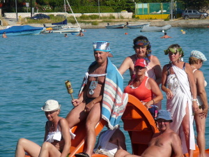 Dóžecí regata.