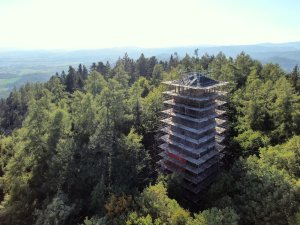 rozhledna na Háji - oprava