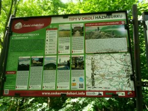 Klapý - hrad Hazmburk - Libochovice