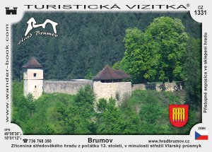 Brumov-Bylnice zřícenina hradu Brumov