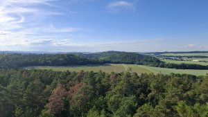 Krnov - Cvilín - zřícenina hradu Šelenburk - rozhledna Hanse Kudlicha - Úvalno