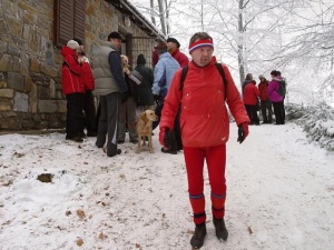 NOVOROČNÍ VÝSTUP NA HÁJ  32.ročník.  foto Vojta