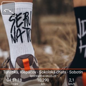 Klepáčov - Sokolská chata - Sobotín