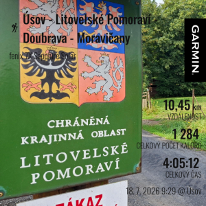 Úsov - Litovelské Pomoraví - Doubrava - Moravičany