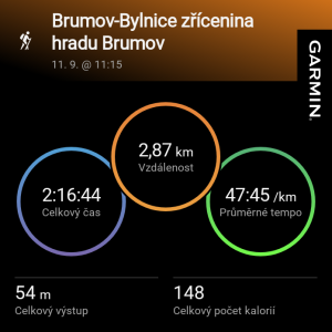 Brumov-Bylnice zřícenina hradu Brumov