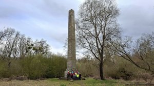 Litovelským pomoravím - Obelisk - Moravičany