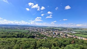 Krnov - Cvilín - zřícenina hradu Šelenburk - rozhledna Hanse Kudlicha - Úvalno