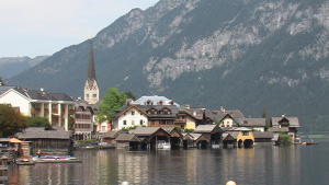 Hallstatt – město Hallstatt na jezeře Hallstattsee