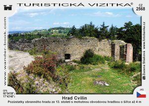 Krnov - Cvilín - zřícenina hradu Šelenburk - rozhledna Hanse Kudlicha - Úvalno