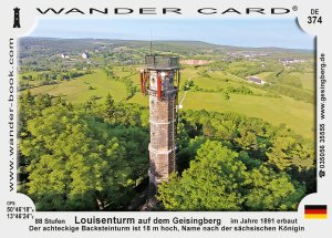 Altenberg - rozhledna Luisenturm - Altenberg